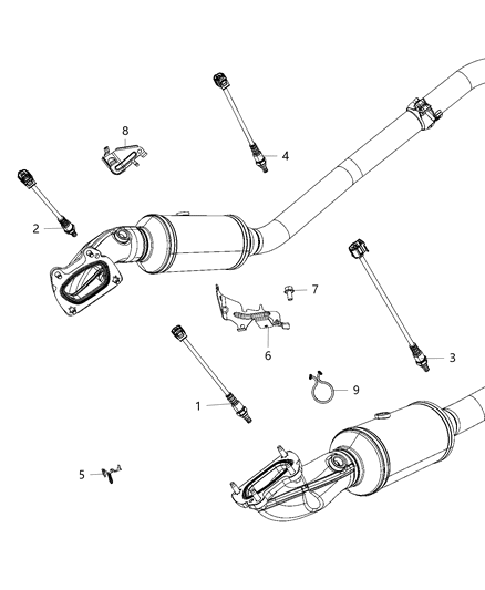 2020 Jeep Grand Cherokee Retainer Diagram for 5148041AA