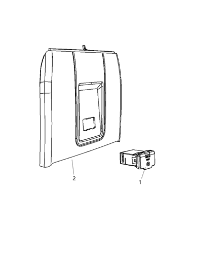 2011 Dodge Durango Outlet-Inverter Diagram for 68068479AA