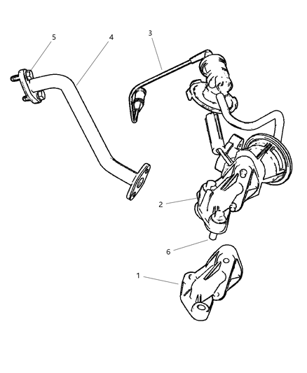 2001 Dodge Grand Caravan EGR System Diagram 2