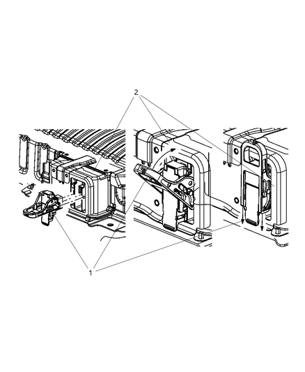 2010 Dodge Ram 1500 Service Disconnect, Battery Diagram