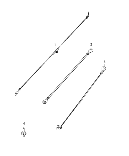 2021 Jeep Wrangler Straps, Ground Diagram 2