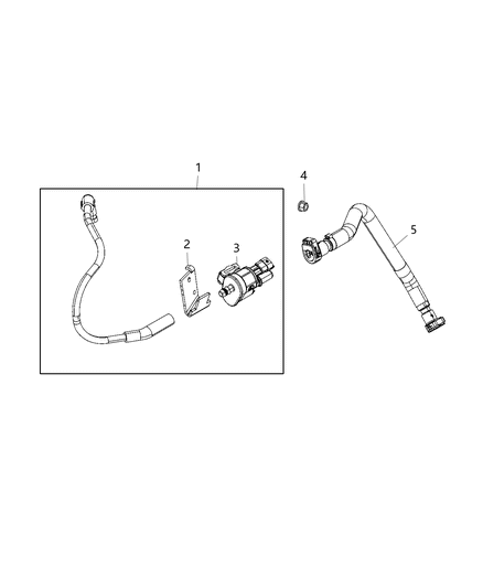 2020 Chrysler 300 Emission Control Vacuum Harness Diagram 2