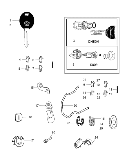 2006 Chrysler Pacifica Module-IMMOBILIZER Diagram for 4686961AF