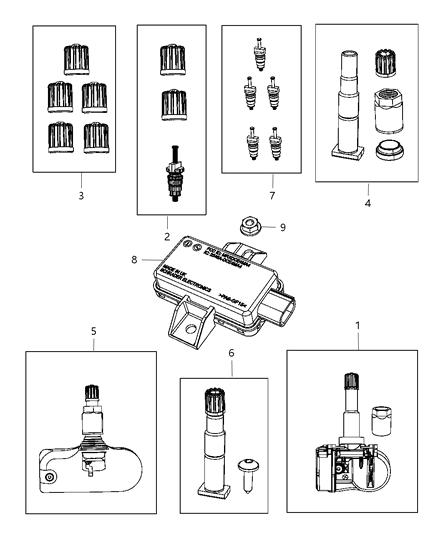 2011 Dodge Journey Tire Monitoring System Diagram