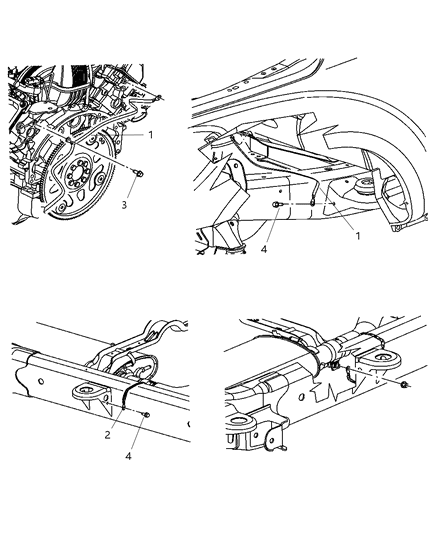 2009 Chrysler Aspen Strap-Ground Diagram for 56043277AF