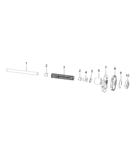 2009 Chrysler Aspen Forks & Rail Diagram 1