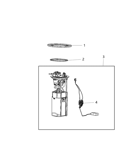 2021 Ram 1500 Fuel Pump & Sending Unit Diagram 2