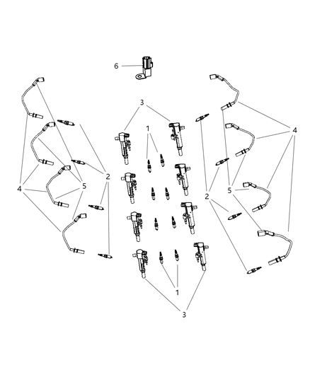 2011 Ram 1500 CABLE/IGNITION-Ignition Diagram for 5149051AD