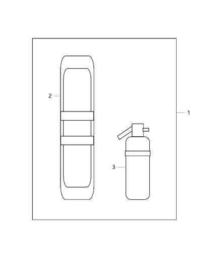 2017 Chrysler 200 Emergency Kit Diagram