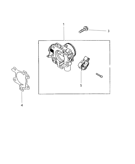 1998 Chrysler Sebring Coupe Throttle Body Diagram 1