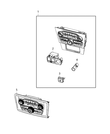 2020 Dodge Charger Modules, Instrument Panel Diagram 1