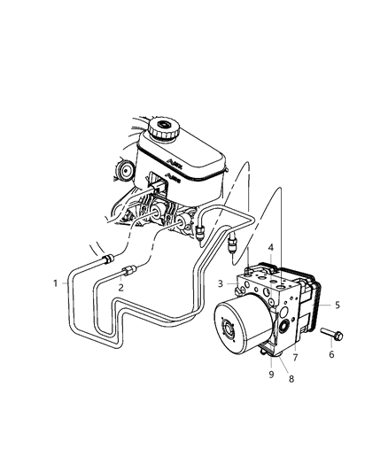 2021 Jeep Wrangler Hydraulic Control Unit Diagram