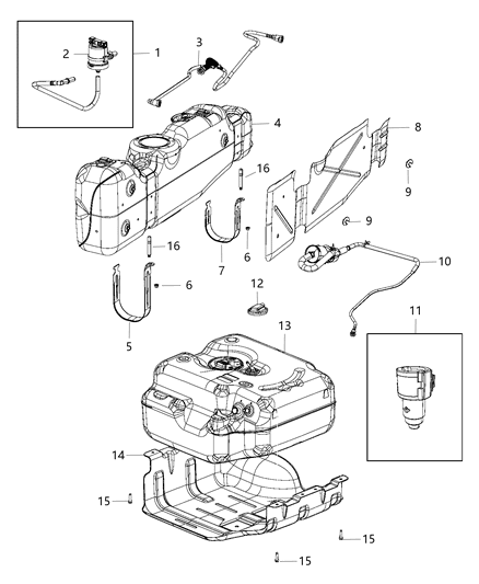 2013 Ram 3500 Fuel Tank Diagram