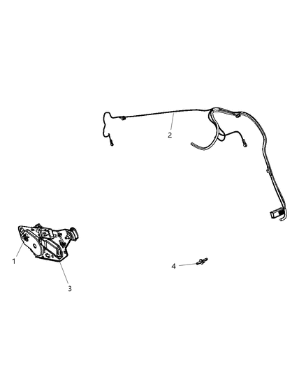 2008 Jeep Wrangler Rear Washer System Diagram