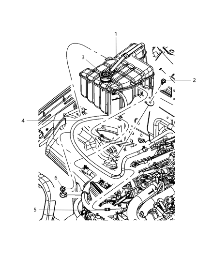 2008 Jeep Grand Cherokee Stud-Double Ended Diagram for 6509092AA