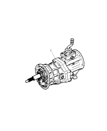 1997 Jeep Cherokee Trans-5 Speed Diagram for 52108047AB
