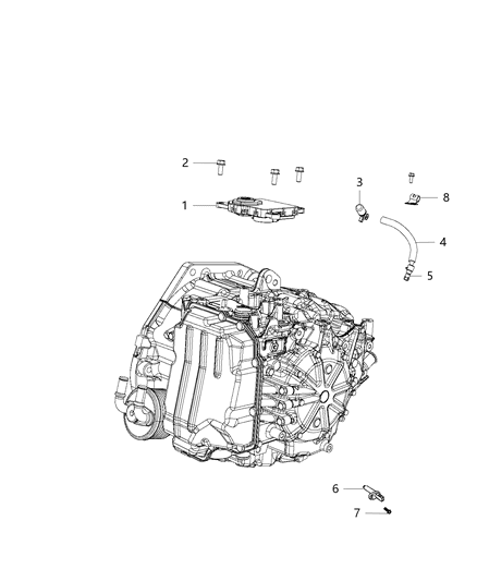 2019 Jeep Compass Clip Diagram for 68119434AA