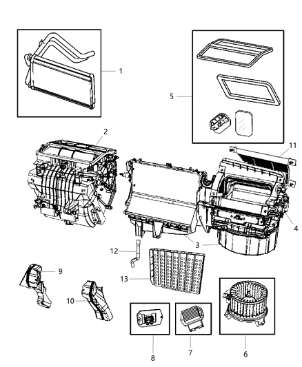 2012 Jeep Patriot Heater Unit Diagram