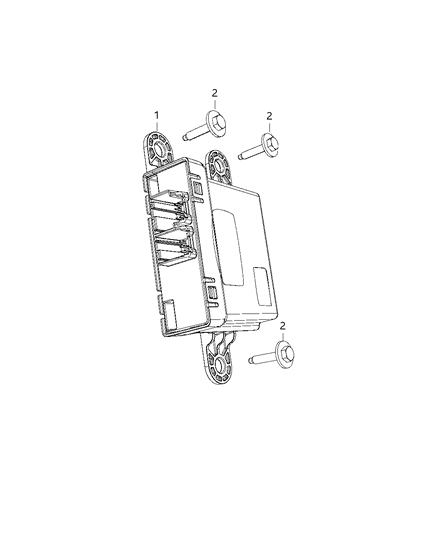 2020 Jeep Wrangler Module-Gateway Diagram for 68400769AA