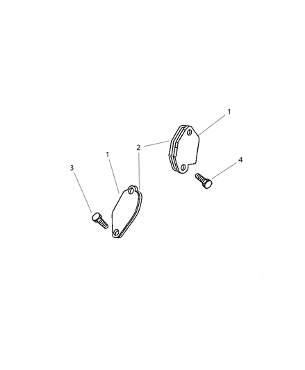 2001 Dodge Stratus Sedan EGR System Diagram 1