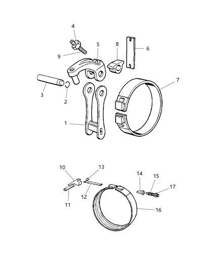 1998 Dodge Dakota Bands Diagram 3