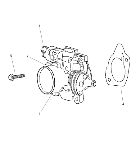 2001 Dodge Grand Caravan Throttle Body Diagram 1