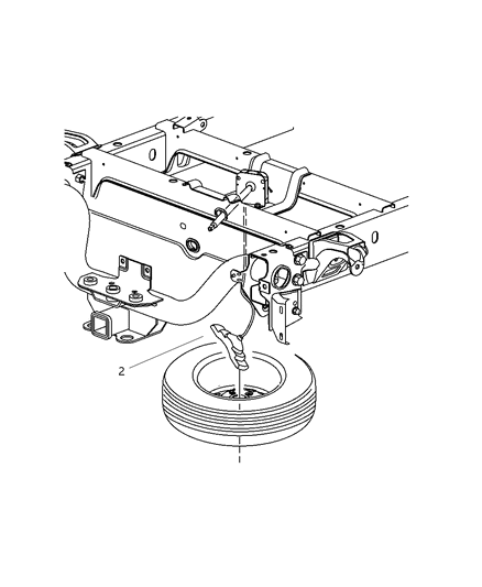 2008 Dodge Ram 1500 Spare Tire Diagram