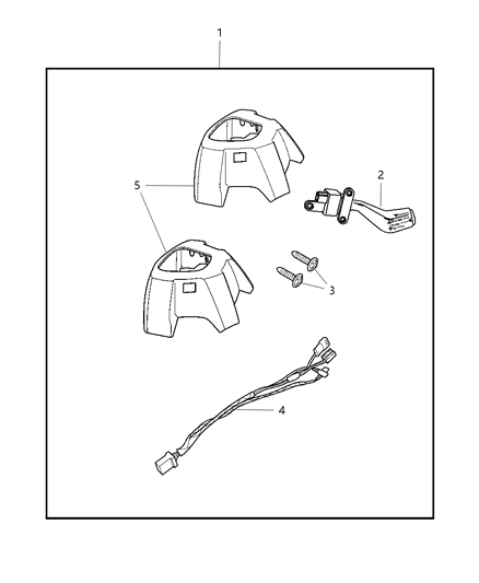 2007 Jeep Compass Ctrl Pkg-Speed Control Diagram for 82210489