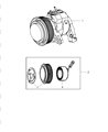 Diagram for Dodge Ram 3500 A/C Compressor - 55055339AI