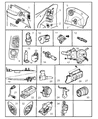 Diagram for Chrysler Town & Country Brake Light Switch - 4671336