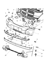 Diagram for 2007 Dodge Nitro Front Cross-Member - 55113328AA