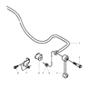 Diagram for 2003 Jeep Wrangler Sway Bar Kit - 52088002