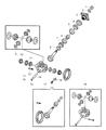 Diagram for Ram 3500 Transfer Case Shim - 5086911AC