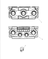 Diagram for 2008 Dodge Magnum A/C Switch - 55111871AA