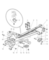 Diagram for 2000 Dodge Ram Van Leaf Spring - 52106154AD