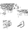 Diagram for 2005 Dodge Magnum A/C Idler Pulley - 4792835AA