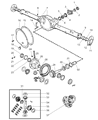 Diagram for Dodge Dakota Differential - 52111420AA