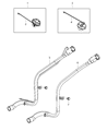 Diagram for Dodge Caliber Fuel Filler Neck - 5105117AF