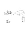 Diagram for Ram ProMaster 1500 Air Bag Control Module - 68484345AA