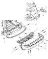 Diagram for Jeep Liberty Bumper - 68036210AA