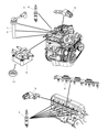 Diagram for 2003 Jeep Wrangler Ignition Control Module - 56041889AA