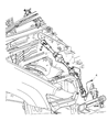 Diagram for 2005 Jeep Grand Cherokee Steering Shaft - 55197223AB