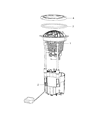 Diagram for 2009 Dodge Ram 2500 Fuel Level Sensor - 5143160AB