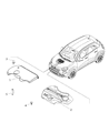 Diagram for Mopar Engine Cover - 68445376AA