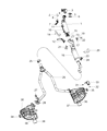 Diagram for Dodge Durango Exhaust Hanger - 68139723AA