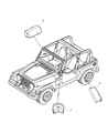 Diagram for 2012 Jeep Wrangler Air Bag - 5108734AB