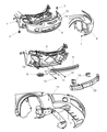 Diagram for Chrysler Sebring Emblem - 4805259AA