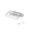 Diagram for Jeep Engine Cover - 68266688AA