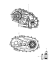 Diagram for 2012 Ram 1500 Transfer Case - 68068483AA