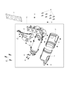 Diagram for Dodge Dart Exhaust Heat Shield - 68190700AA